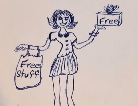 Shopping is even more fun when it costs you none