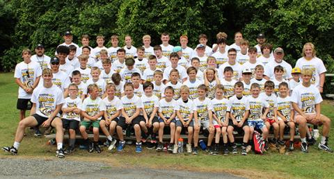 J.R. Carroll/Staff Correspondent  Murphy youth football camp participants spent four days earlier this month learning skills from Murphy High School football coaches and players.
