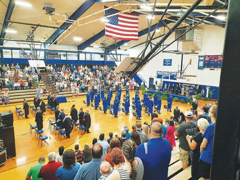 Photos by Anngee Quinones-Belian/Staff Correspondent Hiwassee Dam High School seniors awaited the commencement ceremony Saturday, bringing to a close their years of early education while opening the doors to endless possibilities the world has to offer.