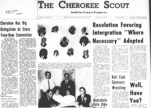 This is the front page of the June 20, 1963, edition of the Cherokee Scout, which was 61 years ago this week.