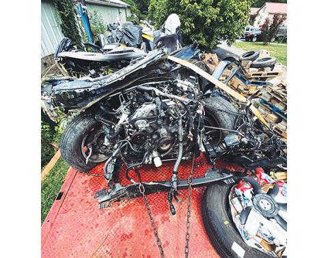 Randy Foster/editor@cherokeescout.com A pickup truck traveling at high speed drifted from its lane and rear-ended a tractor-trailer on U.S. 64 about a mile east of the Tennessee line.