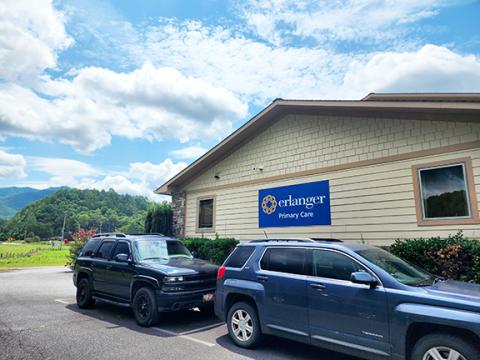 Cannon Crompton/sports@cherokeescout.com The Erlanger primary care clinic in Andrews is at 2751 U.S. 19 Business, offering therapy and a psychiatrist.