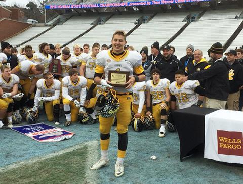 Kelly Gentry/Contributing Photographer Murphy’s Joey Curry was the 2016 state title game’s Most Valuable Offensive Player.