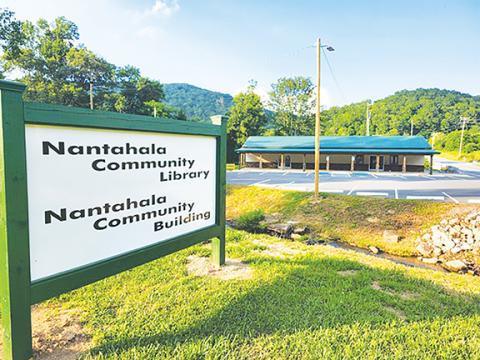 Thomas Sherrill/reporter@thefranklinpress.com Book it: The new Nantahala Community Library at 36B White Oak Lane in Topton opened Monday.