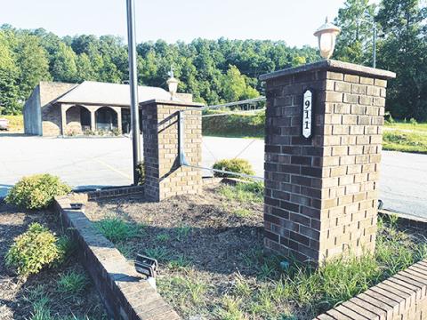 Randy Foster/editor@cherokeescout.com The former Central Office at 911 Andrews Road stood empty Monday morning. Cherokee County Schools had until Friday to vacate the building and has set up shop at the former campus of The Oaks Academy and Marble Elementary School.