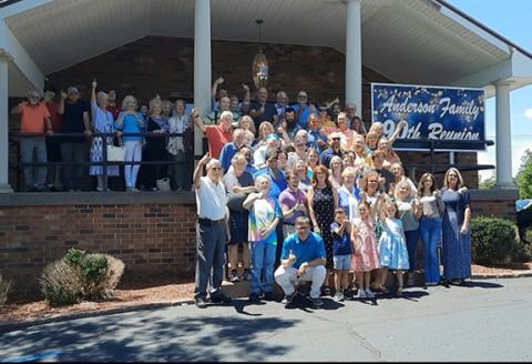 Photos by Anngee Quinones-Belian/Staff Correspondent  About 100 family and extended family members attended the 90th Anderson family reunion at Shady Grove Baptist Church on Aug. 4. Each year, the number of those attending the event continues to grow.