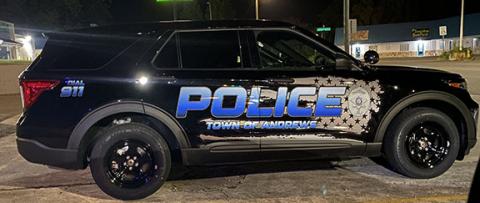 Andrews Police Department is rolling out new livery for its patrol vehicles. The department is also equipping its officers with uniforms not police blue, but a subdued green.