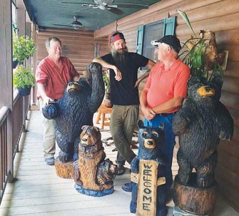 Dan Faber, Dan Sullivan and David Anderson will be creating chainsaw carvings Friday and Saturday in front of the Murphy Art Center downtown. The dueling chainsaw artists will entertain with their works of art, which will also be displayed for sale.