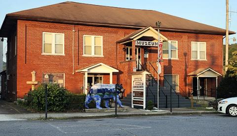 The Cherokee Historical Museum on Peachtree Street in downtown Murphy is housed in a building completed in 1919 at a cost of $7,500. 