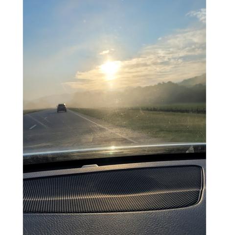 Photos by Donald Hale/Contributing Photographer This image was taken at 7:45 a.m. Sept. 13. “How wonderful, how blessed we are to see a sunrise like this. And we just finished this part of the flower bed.”
