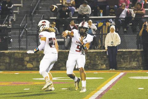 Cannon Crompton/sports@cherokeescout.com Quarterback Brady McLelland makes a throw from the pocket against Cherokee on Friday.