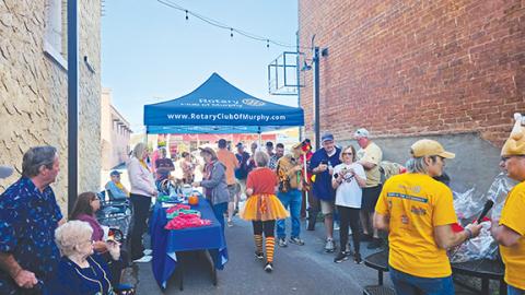 Photos by Nicole Wright/Staff Correspondent  The Rotary Club of Murphy’s second annual Gobble Gallop fundraiser was a split-second of an actual race, but a whole lot of fun before and after.
