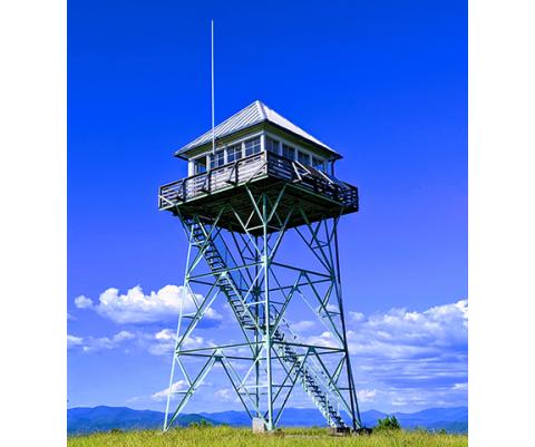 Panther Top Tower has been listed on the National Historic Lookout Register since 1997. It was built in 1940 and is 30 feet tall.
