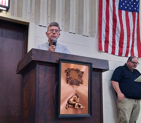 Anngee Quinones-Belian/Staff Correspondent  Gary Kilpatrick was the Ranger Fire Department’s first chief five decades ago. He remembers how hard it was to raise all of the money needed to purchase equipment in order to do the jobs of a firefighter.
