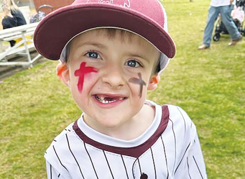 Kasen Beavers enjoys a full life, which includes playing guitar, singing in church and playing baseball.