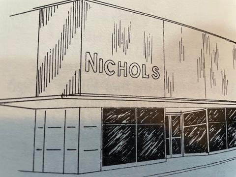 Nichols Department Store stood like a beacon on the corner of Locust and Main streets in Andrews for more than 50 years.