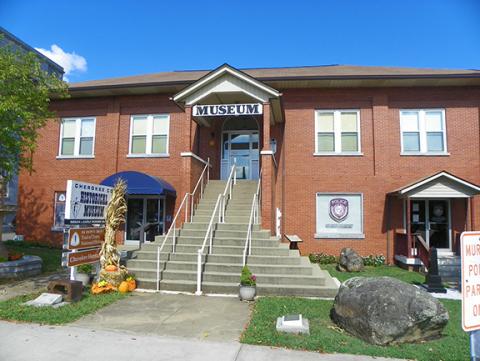 The Cherokee County Historical Museum is going to take over the former Murphy Police Department headquarters in downtown Murphy (lower right).