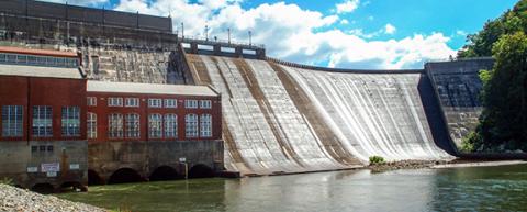 Ocoee No. 1 was the first dam built on the Ocoee River. It’s about 45 miles from Murphy, the first dam coming east on U.S. 64/74 – Old Copper Road. 