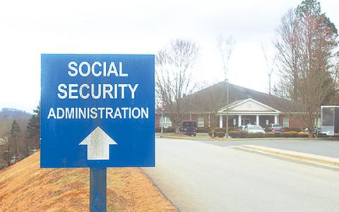 Thomas Sherrill/Franklin Press The Social Security office off Lakeside Drive in Franklin.