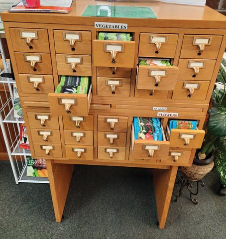 Anngee Quinones-Belian/Staff Correspondent  Seed boxes at libraries are a good way for folks to start their own gardens. Along with the free seeds there is plenty of readily available information on hand to assist growers with their gardening endeavors.