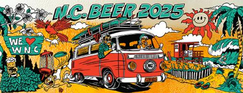 Sunday was N.C. Pint Day, while National Beer Day was Monday. This is the artwork featured on this year’s glasses.
