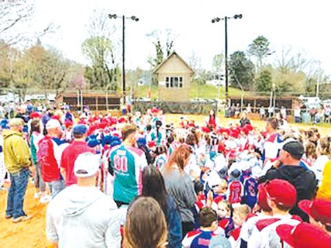 Photos by Aiden McCoy Williams/Staff Correspondent The opening day ceremony Saturday morning brought all the players from different teams and communities to celebrate playing a game that brings them together.