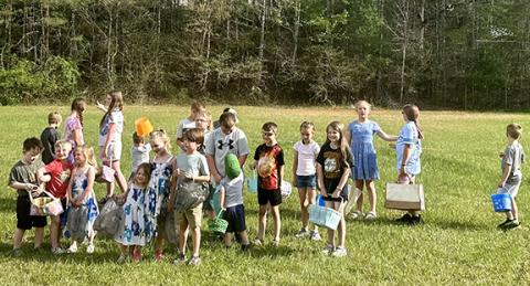 Photos by Aiden McCoy Williams/Staff Correspondent Unaka Baptist Church hosted the first Easter egg hunt held for the entire community in Unaka in several years.