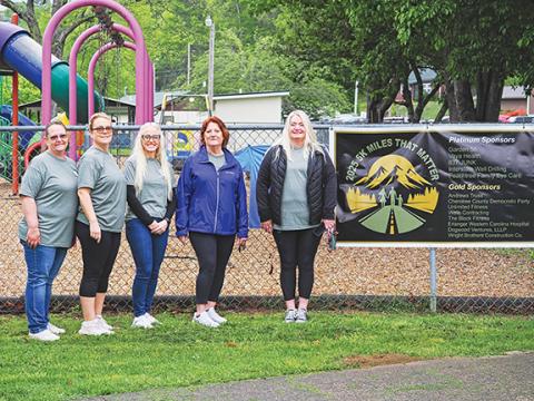Sam Jokich/Staff Correspondent The foster care fundraiser Miles That Matter 5K was held at Konehete Veterans Park in Murphy on April 26.