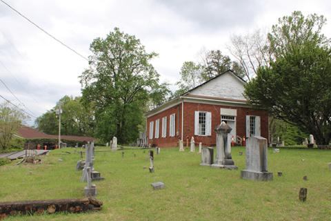 Stacy Van Buskirk/Staff Correspondent After five years of fundraising, the Harshaw Chapel Roof Restoration Project has begun. The roof will be restored to the earliest known exterior appearance with the cupola being raised again. 