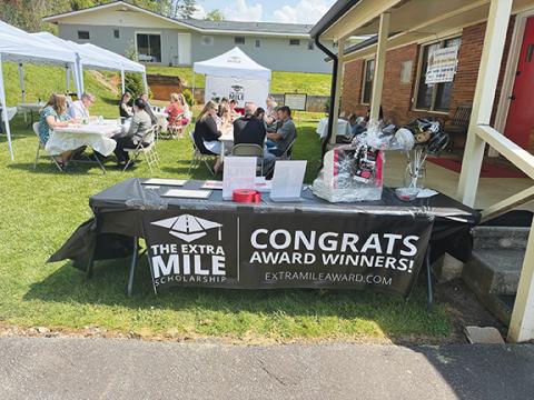 Aiden McCoy Williams/Staff Correspondent Go the Extra Mile Today celebrated this year’s scholarship winners with its annual event at Steven Aft State Farm office on April 30.