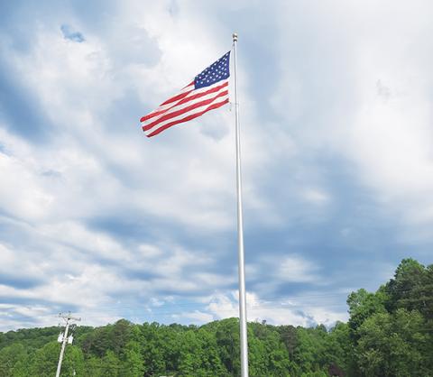 Anngee Quinones-Belian /Staff Correspondent  The American flag is a living symbol, recognized around the world. 