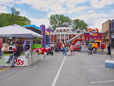 Sam Jokich/Staff Correspondent Folks came from far and wide to enjoy the annual Spring Festival in downtown Murphy on May 3. Next year’s event is already set for Saturday, May 2, so save the date.