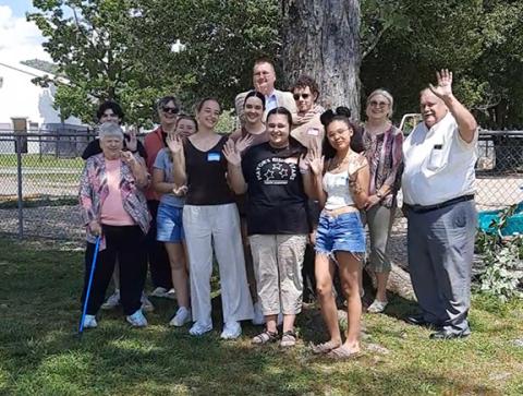 Anngee Quinones-Belian/Staff Correspondent  Leaders, members and friends of the Mayor’s Rising Stars program gathered to share memories and honor Ona Elkins on June 8. She has been involved in the program since its inception last year and will soon be moving to Taiwan. 