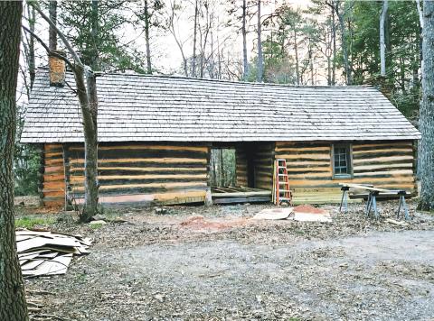 Photos by Stacy Van Buskirk/Staff Correspondent The Log Cabin Museum will be a rotating exhibit space that educates visitors on Appalachian culture at John C. Campbell Folk School in Brasstown. The cabins were donated by Cliff Waldroup and J.A. Caldwell and brought to the folk school from Cherokee and Clay counties in 1926.
