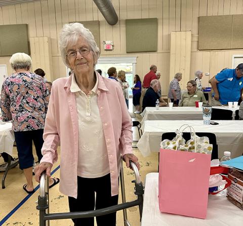 Aiden McCoy Williams/Staff Correspondent Della Johnson was celebrated with “Della Day” at the Unaka Community Center for her dedication and impact on the community.
