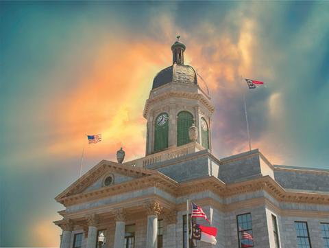 Sam Jokich/Staff Correspondent  The Cherokee County Courthouse in downtown Murphy is a symbol of public service.