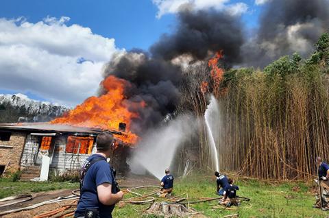 Anngee Quinones-Belian/Staff Correspondent Winner: Publishers’ Auxiliary has named the above photo one of the winners of the Second Quarter of 2025 Photo Contest. This image was captured by the Cherokee Scout during an intentional burn exercise in Murphy in April.