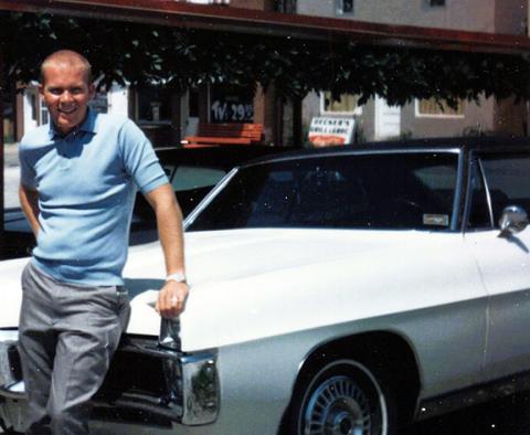 Seen over Ben Killian’s left shoulder in 1967 is Decker’s Grill, home of the most legendary hamburgers in Murphy.