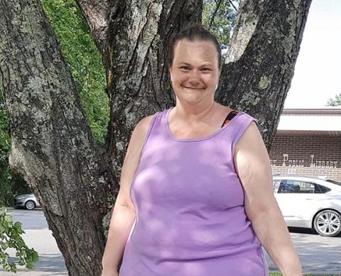 Anngee Quinones-Belian/Staff Correspondent Vanessa Teeter, who is homeless, simply wishes that some people had more compassion, realizing it could happen to anyone. 