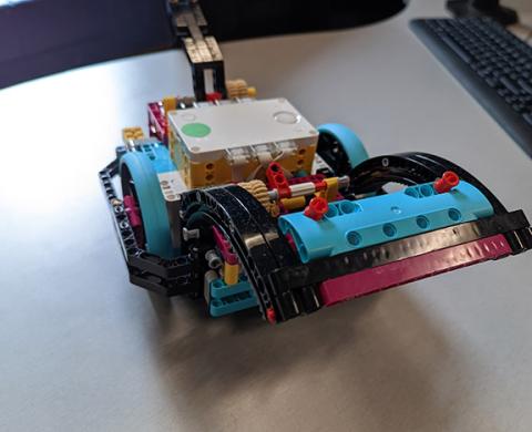 Photos by Brian Gatti/Contributing Photographer This Lego built robot was used to complete various tasks in a previous competition in Chattanooga, Tenn.