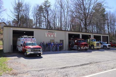 Stop by and say hi: The Unaka Volunteer Fire Department, 15015 Joe Brown Highway north of Murphy, is always looking for volunteers willing to serve the community.