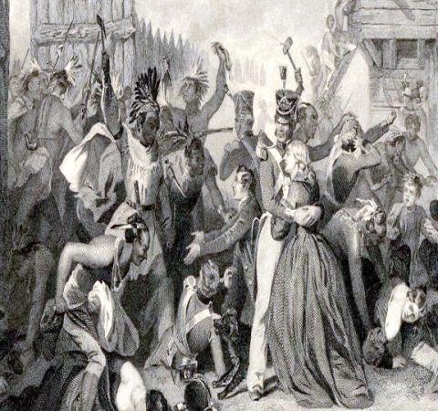 The Red Stick Creeks massacre of almost 300 men, women and children at the frontier’s Fort Mims sparked The Creek War, ending with the Red Stick Creeks defeat at Horseshoe Bend. 