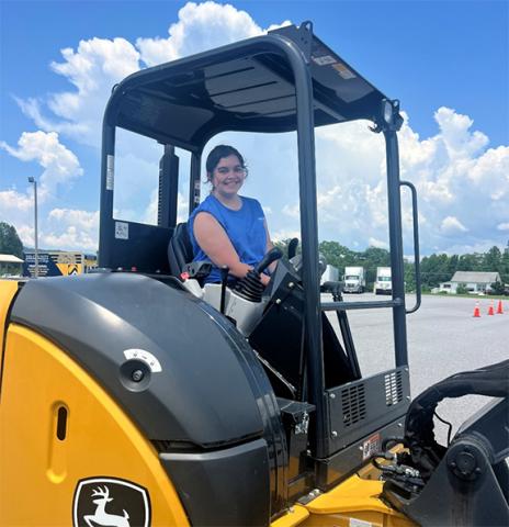 Correction: A photo with the article “HIGHTS Career Connect and Summer Career Academy” on page 5B in the Aug. 6 edition of the Cherokee Scout should have identified Lillian Grace Whitener, a rising junior at Robbinsville High School, as the student trying out equipment as part of Tri-County Community College’s new CDL program. In another photo with that article, Lily Holland, a junior at Robbinsville High School, was not listed in the caption. The Scout regrets the error.