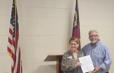 Nicole Wright/Staff Correspondent The Town of Andrews approved a Constitution Week proclamation at its September meeting. Constitution Week was instituted by the Daughters of the American Revolution and signed into law by President Dwight Eisenhower in 1956. The week, which is dedicated to remembering the framers of the U.S. Constitution, is celebrated from Sept. 17-23. The week focuses on emphasizing citizens’ responsibilities for protecting and defending the Constitution, along with encouraging study of t