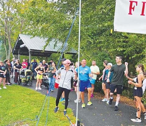 Bonnie Doty/Contributing Photographer The turnout was great for Choices’ third annual 5K Fun Run/Walk for Life on Sept. 6 at Konehete Veterans Park in Murphy. About 65 folks donned walking shoes and hit the walking trails ready to participate in the event, which was suited for individual desires and limitations. The annual event brings awareness that all life is precious. “Participation, donations and prayers made the event a huge success. Every step taken and every dollar raised helps us to continue offeri