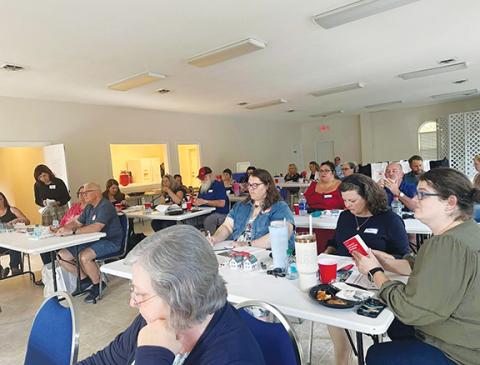 Aiden McCoy Williams/Staff Correspondent More than 20 people attended the first Home Buying Seminar at the Educate 4 Success building in Peachtree to learn the steps they need to take to become a homeowner.