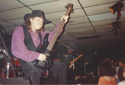 Photo courtesy of Dewayne Cole Dewayne Cole plays bass with his band Burning Desire. His involvement in the local music scene sees him still rocking today – and supplying equipment to local bands through his longtime store, Alpha Music in Murphy.