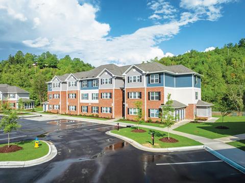 A total of 56 working local families have all found a new place to call home at Valley River Apartments, next to Walmart in Murphy.