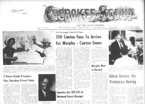 This is the front page of the Sept. 24, 1964, edition of the Cherokee Scout, which was 61 years ago today.