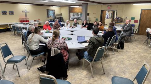 Local groups and individuals meet on Monday to organize food deliveries for people affected by a potential disruption in SNAP funding. 